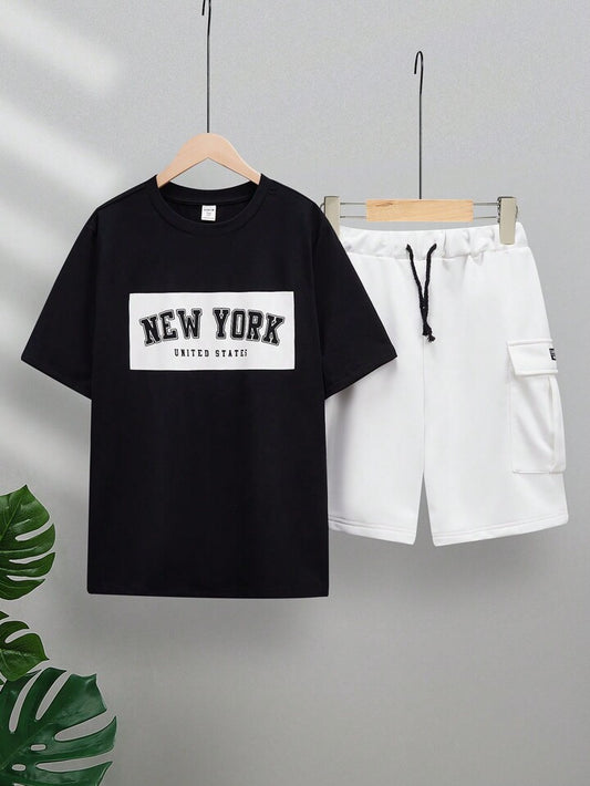 New York cargo shorts sets