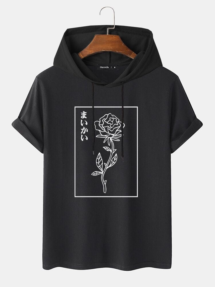 Chinese flowers Hooded T-shirt