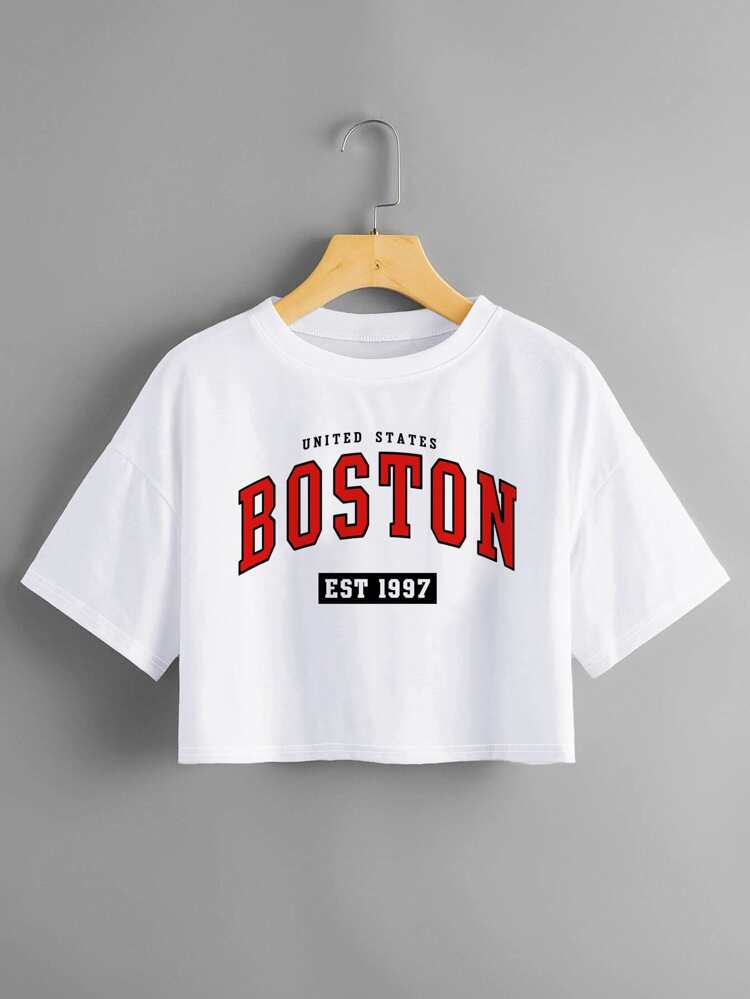 Boston Crop-top T-shirts