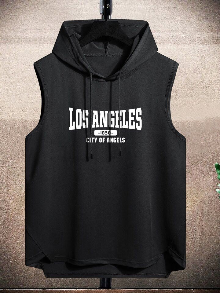 Los Angeles hooded t-shirt